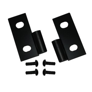 Jeep Wrangler Door Hinge Kit - Front - Rugged Ridge - Black - `87-`06